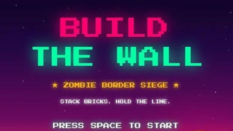White House pulls Tetris-style 'Build The Wall' game after copyright concern